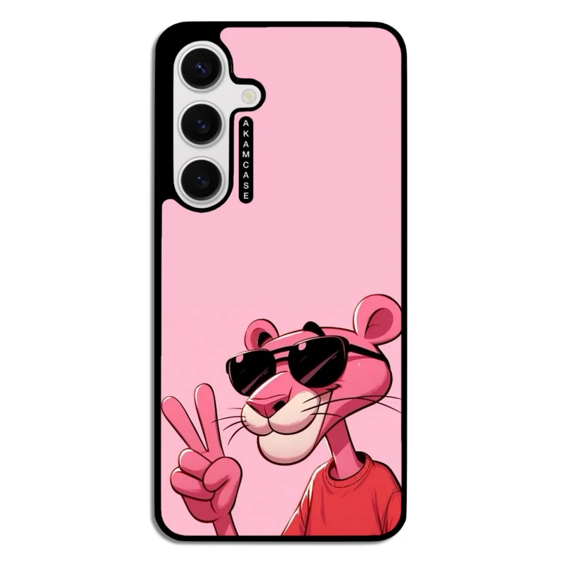 کاور آکام مدل AMC-WSGS24-PINK PANTHER9 مناسب برای گوشی موبایل سامسونگ Galaxy S24