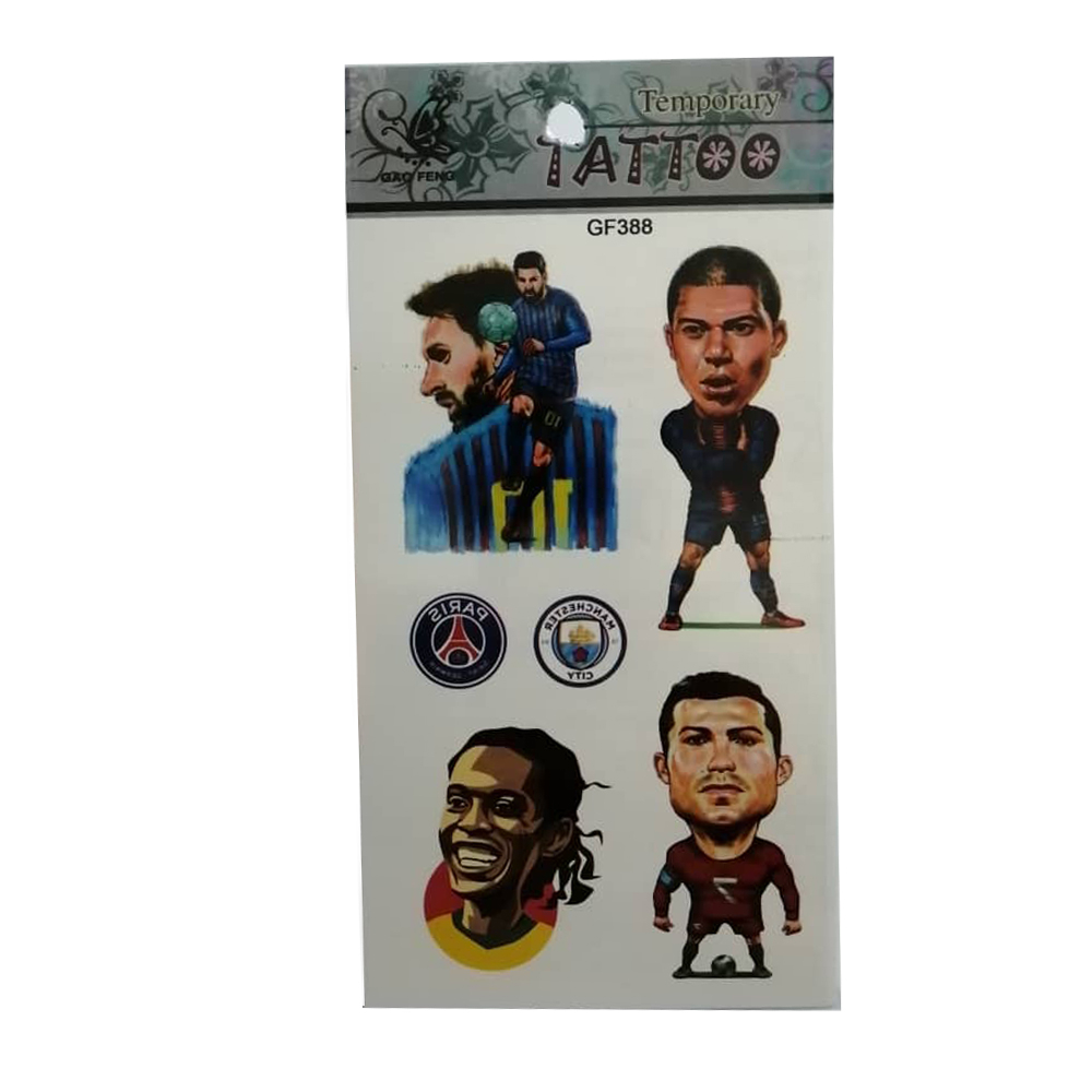 تتو موقت طرح فوتبالی کد 835