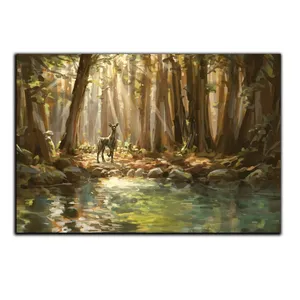 تابلو شاسی بکلیت طرح طبیعت جنگل و رودخانه مدل SH-S5336