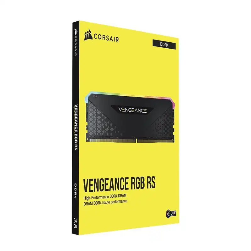 رم دسکتاپ DDR4 تک کاناله 3200 مگاهرتز CL16 کورسیر مدل VENGEANCE RS PRO ظرفیت 16 گیگابایت