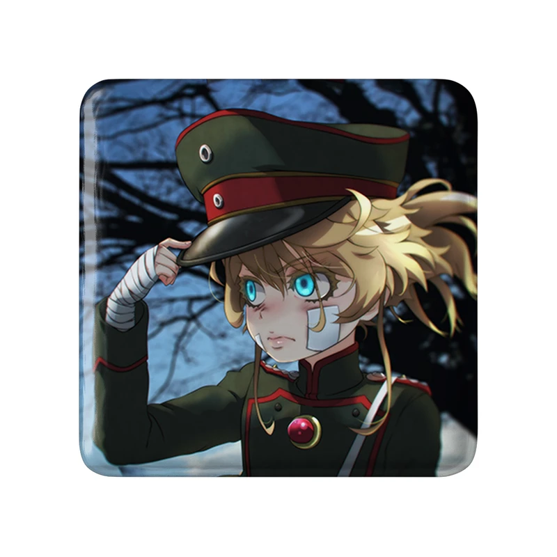 مگنت خندالو طرح تانیا انیمه یوجو سنکی مدل مربعی کد 34653