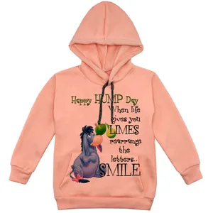 هودی پسرانه مدل الاغ F194 رنگ گلبهی