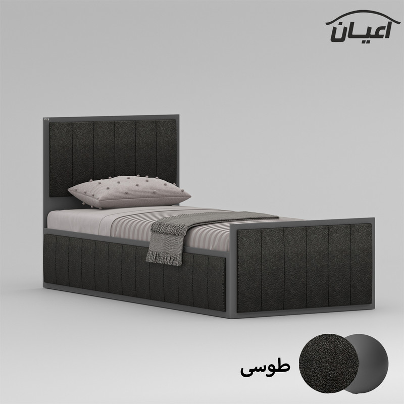 تخت خواب یک نفره اعیان مدل FH852 سایز 90x200 سانتی متر