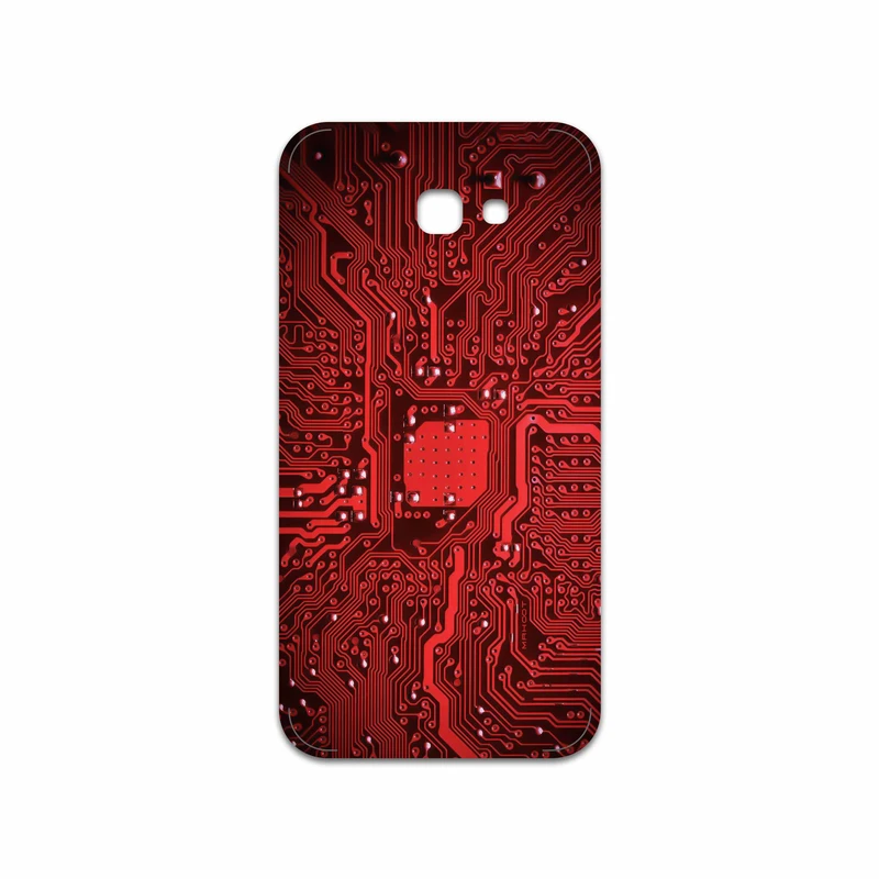 برچسب پوششی ماهوت مدل Red Printed Circuit Board مناسب برای گوشی موبایل سامسونگ Galaxy A7 2017