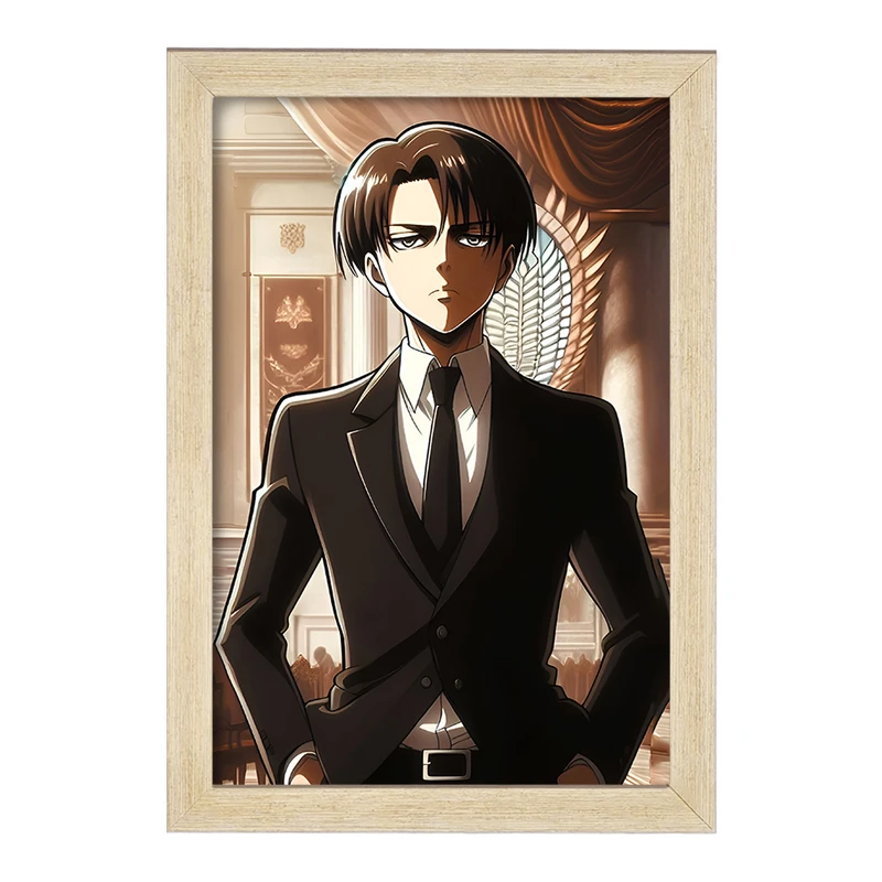 تابلو خندالو مدل انیمه اتک آن تایتان کد F9286