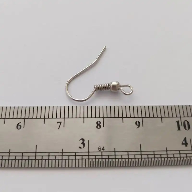 پایه گوشواره خط هنر مدل عصایی کد PSO100  بسته 100 عددی