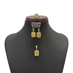 نیم ست نقره زنانه سلین کالا مدل شرف الشمس کد ce-shams2