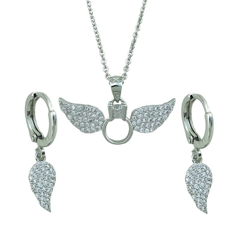 نیم ست زنانه وای اس ایکس مدل حلقه و بال کد M4049 نیم ست زنانه وای اس ایکس مدل حلقه و بال کد M4049