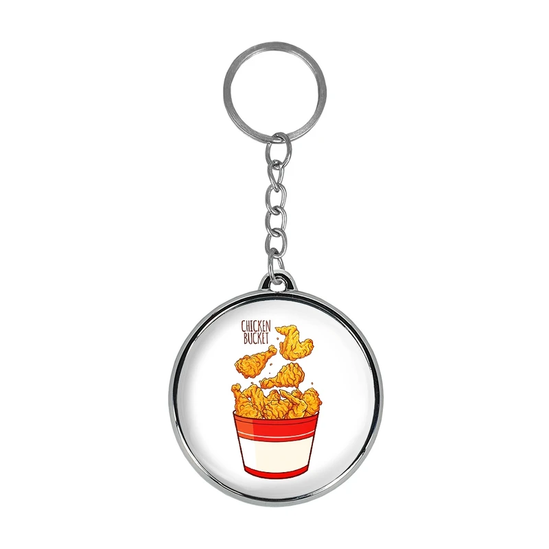 جاکلیدی خندالو طرح فست فود (Fast Food) مدل دوطرفه کد 3656436565