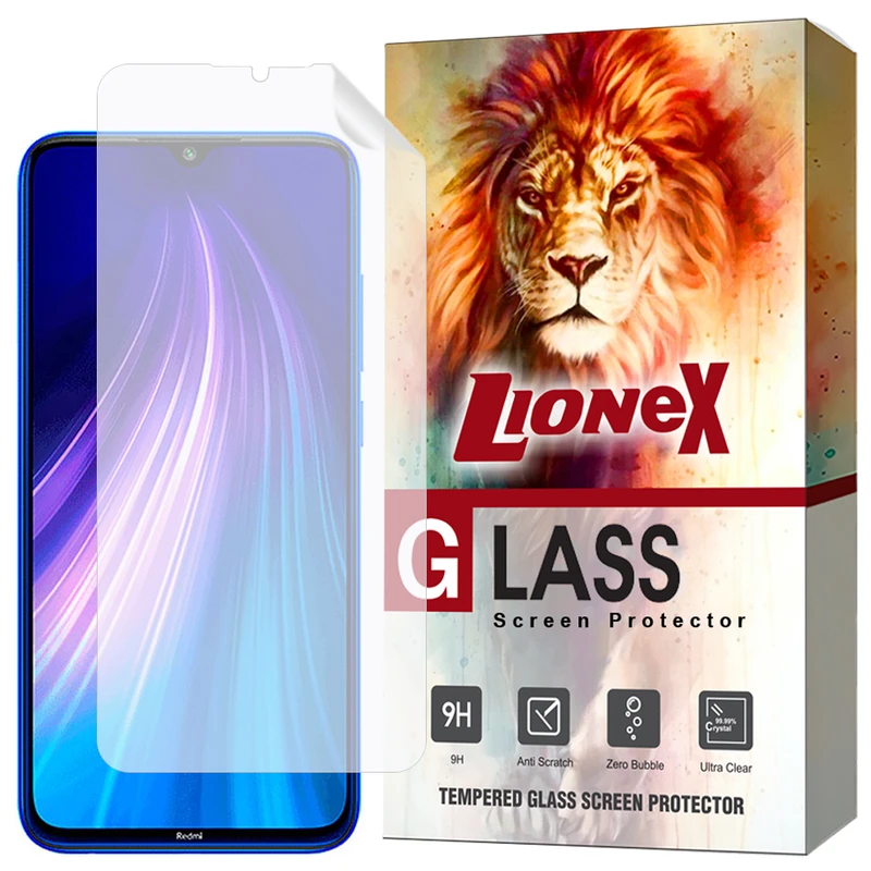 محافظ صفحه نمایش لایونکس مدل LNMF مناسب برای گوشی موبایل شیائومی Redmi Note 8