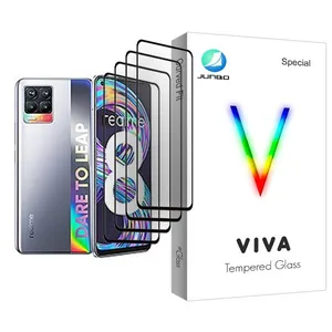 Junbo Viva Glass MIX004 Screen Protector For Realme 8 Pack Of 4