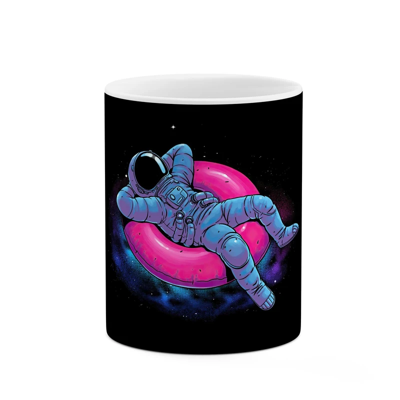 ماگ کاکتی طرح فضانورد رو دونات کد mgp10558