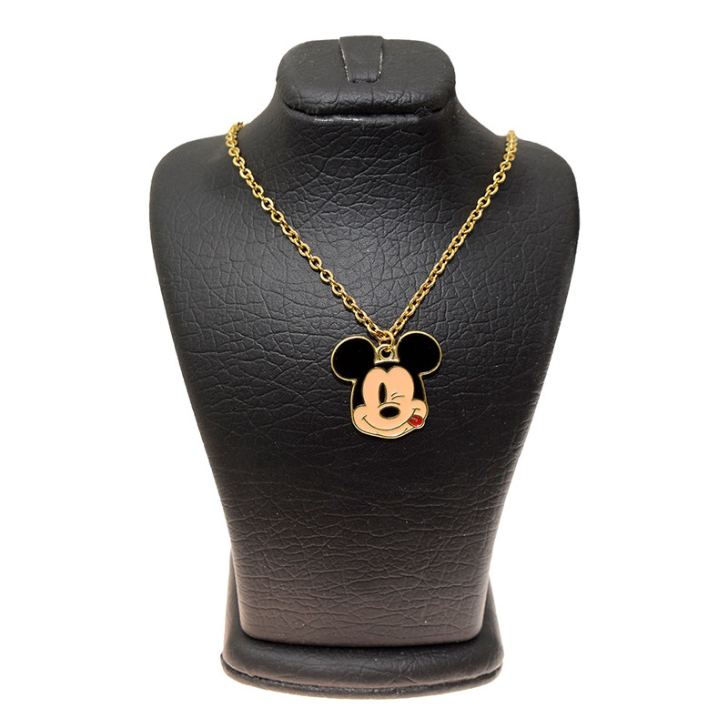 گردنبند دخترانه دلنار گالری مدل میکی موس شاد گردنبند دخترانه دلنار گالری مدل میکی موس شاد