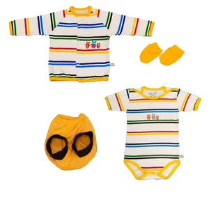 ست 4 تکه لباس نوزادی به آوران مدل پو