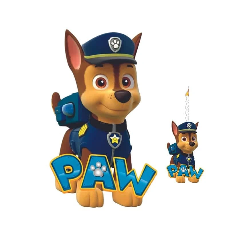 استند رومیزی تولد طرح سگ های نگهبان به همراه شمع مجموعه دو عددی