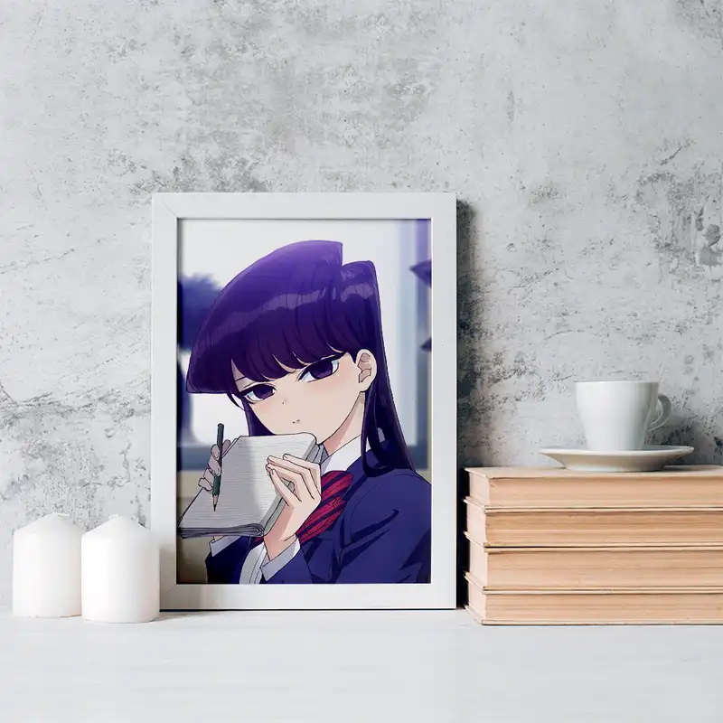 تابلو خندالو مدل انیمه کومی سان کد 16087