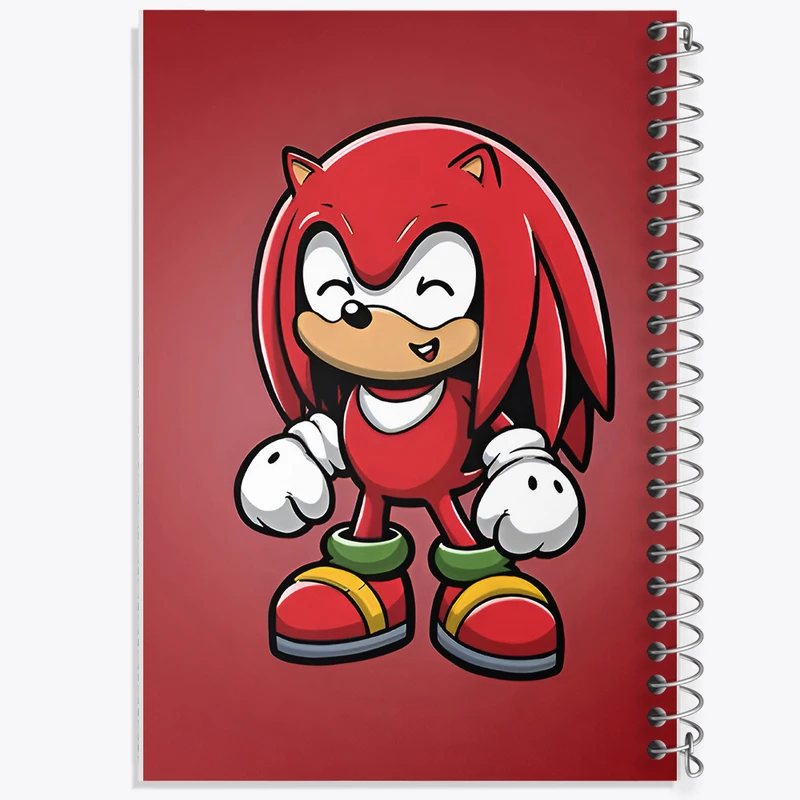 دفتر لیست خرید 50 برگ خندالو طرح بند انگشتی سونیک کد N5958