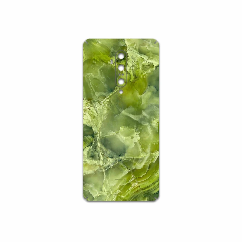 برچسب پوششی ماهوت مدل Green-Crystal-Marble مناسب برای گوشی موبایل وان پلاس 7T Pro