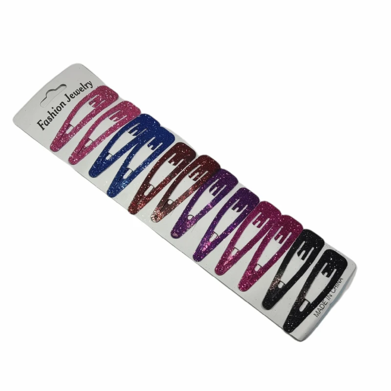 گیره مو زنانه مدل تق تقی اکلیلی مجموعه 12 عددی