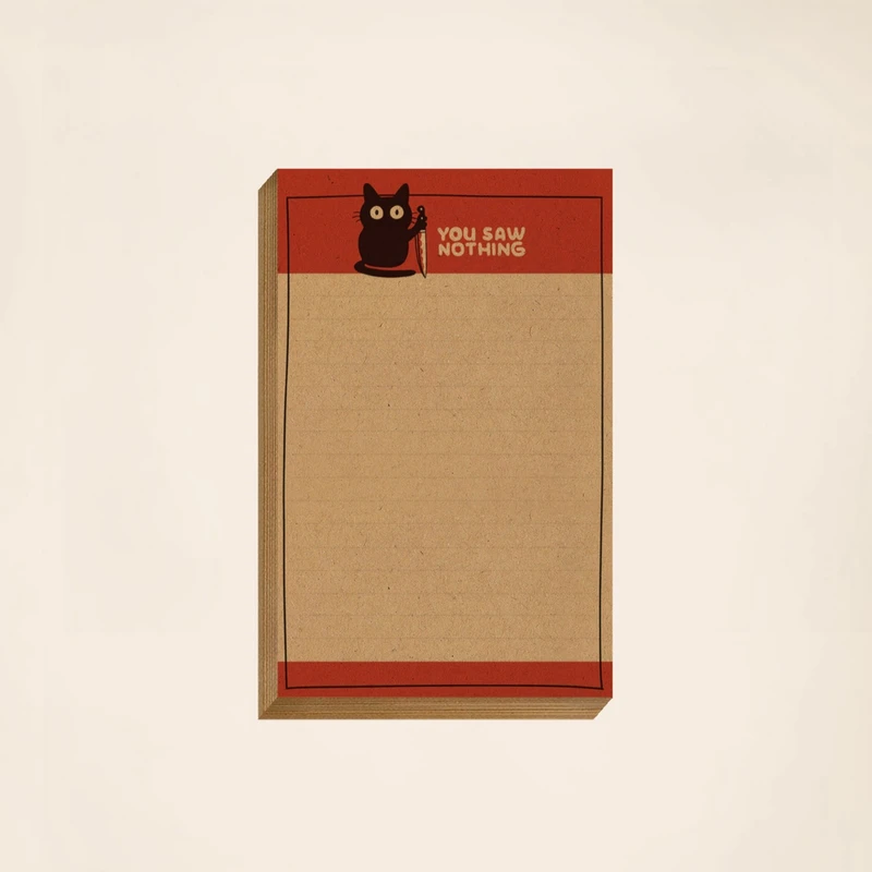 کاغذ یادداشت مریخ مدل Demon cat 2004 سایز 15×9 سانتی‌متر بسته 100 عددی