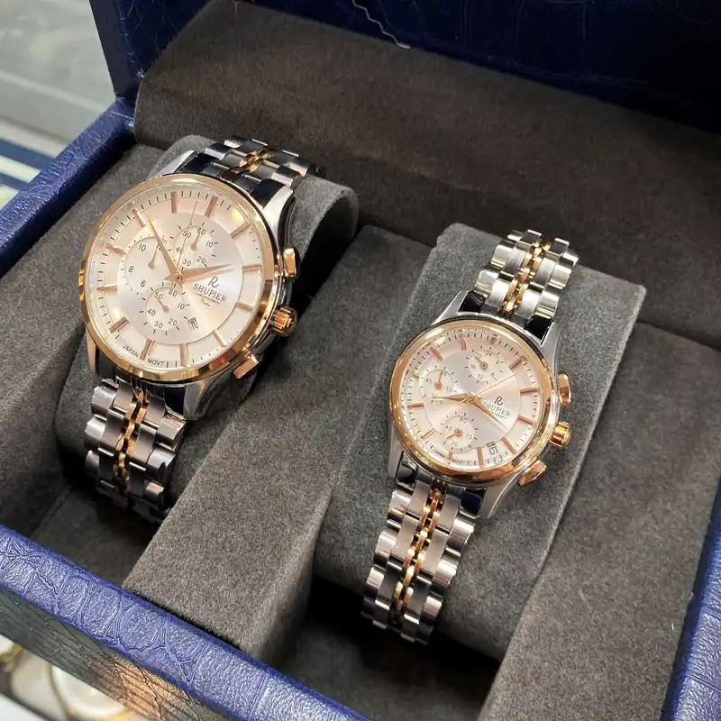 ست ساعت مچی عقربه ای زنانه و مردانه شوپیر مدل GL176A009