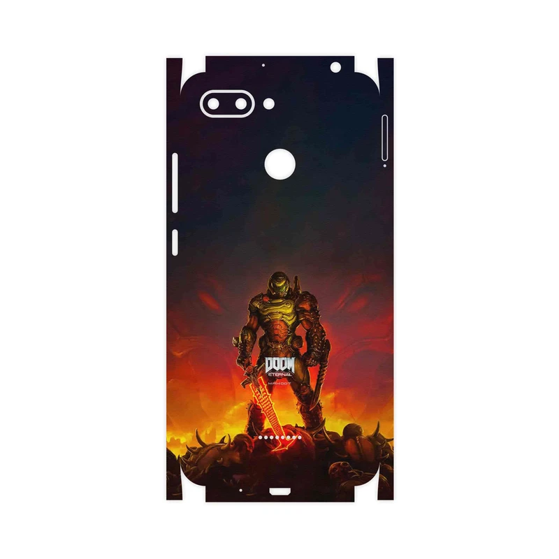 برچسب پوششی ماهوت مدل DOOM Game Series-FullSkin مناسب برای گوشی موبایل شیائومی Redmi 6