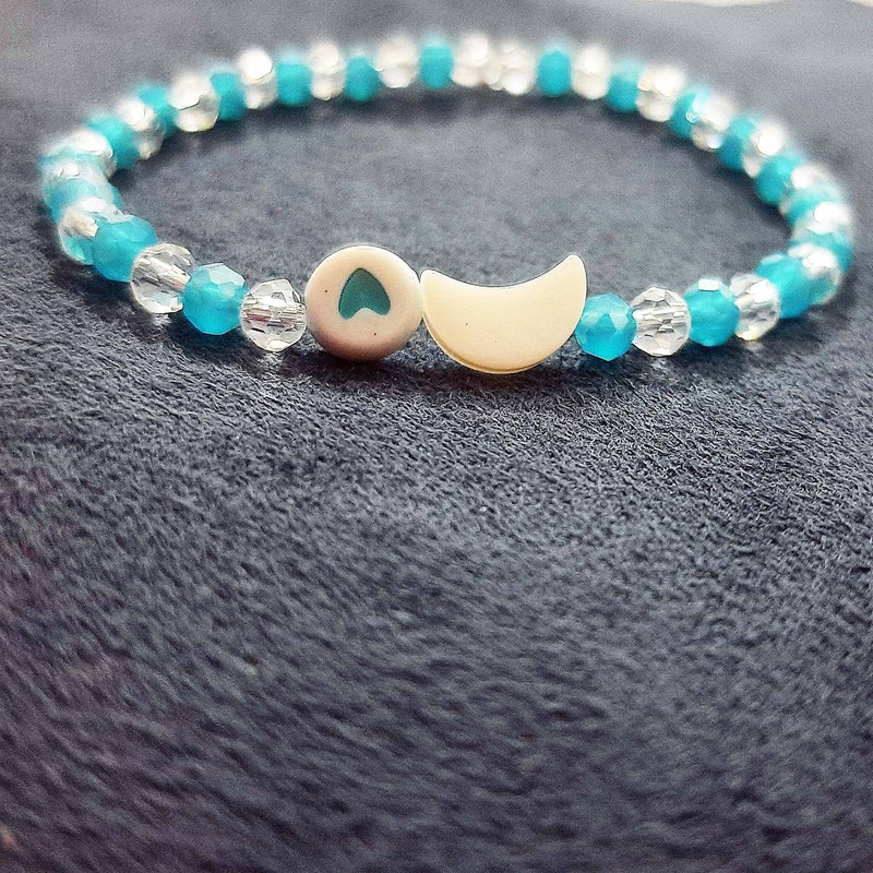 دستبند دخترانه مدل ماه و ستاره مجموعه دو عددی دستبند دخترانه مدل ماه و ستاره مجموعه دو عددی