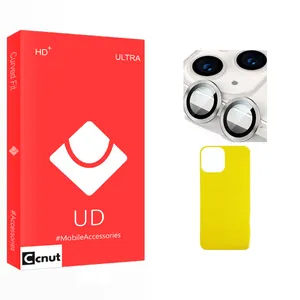 Coconut UD Ultra FLL فلزی Back Protector For Apple iPhone 13 With Camera Lens Protector