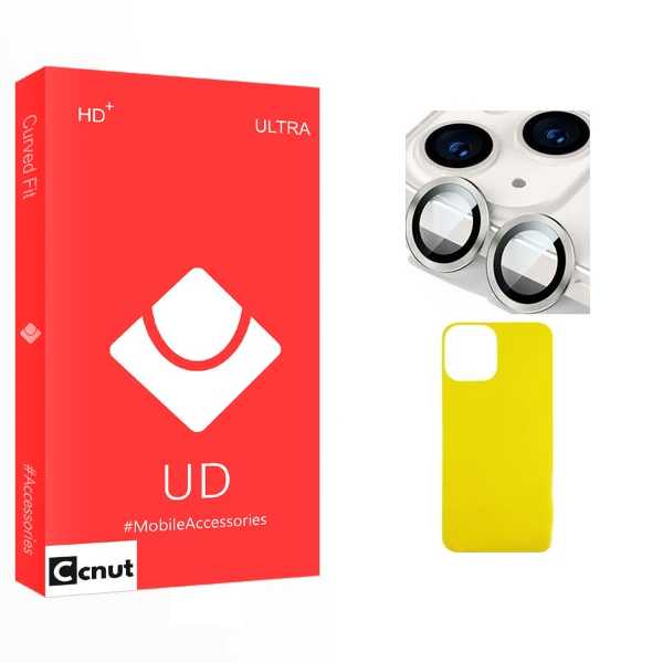 محافظ پشت گوشی کوکونات مدل UD Ultra FLL فلزی مناسب برای گوشی موبایل اپل iPhone 13  به همراه محافظ لنز گوشی