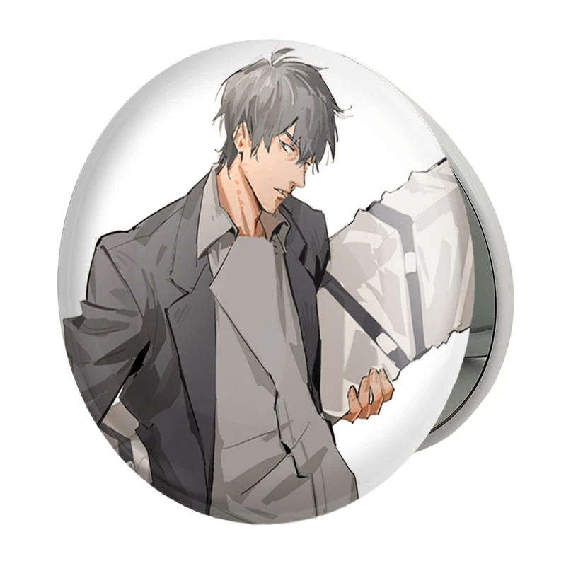 آینه جیبی خندالو طرح نیکولاس انیمه تریگان (Trigun) مدل تاشو کد 36219