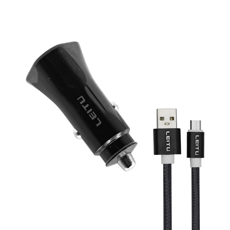 شارژر فندکی 20 وات لیتو مدل LC-C14 به همراه کابل microUSB 