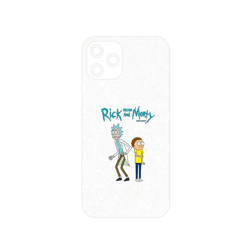 برچسب پوششی ماهوت مدل Rick and Morty مناسب برای گوشی موبایل اپل iPhone 12 Pro