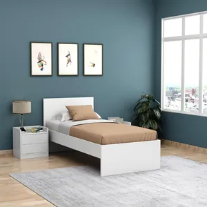 تخت خواب یک نفره مدل S-52 سایز 90×200 سانتی متر 