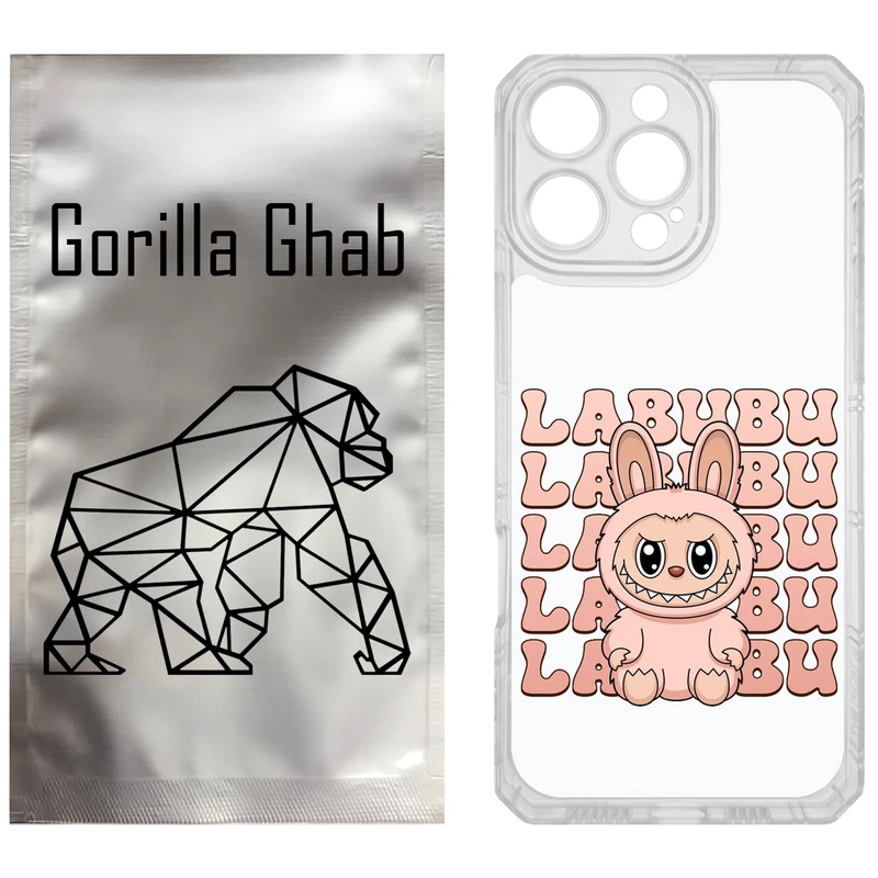 کاور گوریلا قاب مدل CLG کد 133 طرح لبوبو Labubu مناسب برای گوشی موبایل اپل iPhone 16 Pro