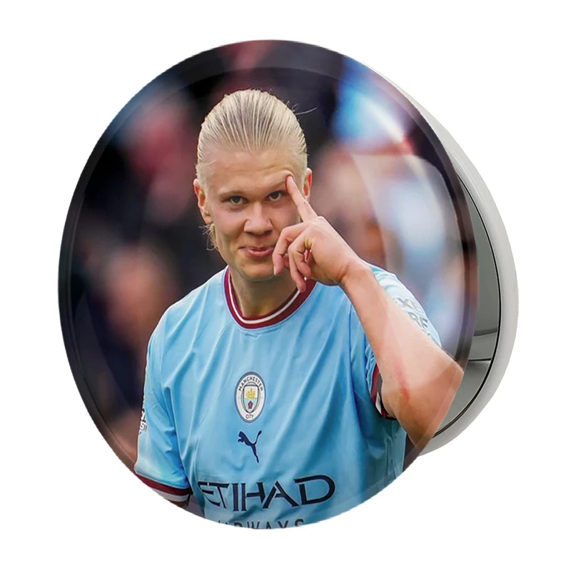 آینه جیبی خندالو طرح ارلینگ هالند (Erling Haaland) مدل تاشو کد 36365