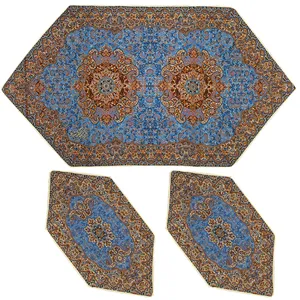 ست 3 تکه رومیزی ترمه مدل نسترن کد BK3-3