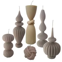 شمع دست ساز مدل GT6  مجموعه 6 عددی