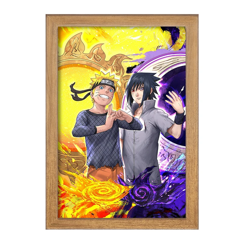 تابلو خندالو مدل اوزوماکی و ساسکه انیمه ناروتو Naruto  کد 4914