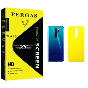 Waily Nice Pergas Glass Back Protector For Xiaomi شیائومی Redmi Note 8 Pro