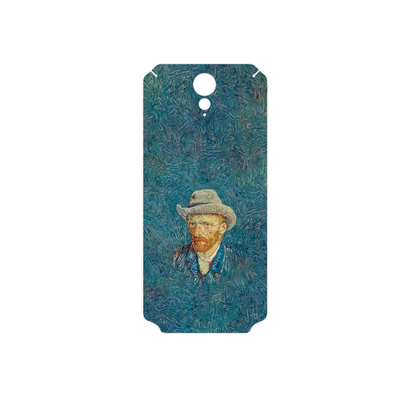 برچسب پوششی ماهوت مدل Self portrait with a gray felt hat مناسب برای گوشی موبایل اچ تی سی Desire 620