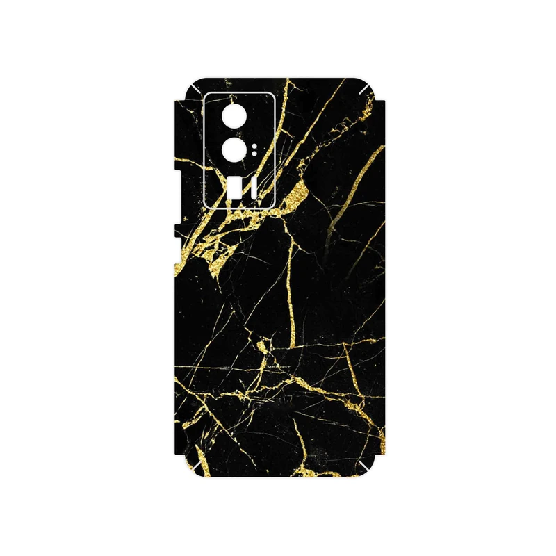 برچسب پوششی ماهوت مدل Graphite_Gold_Marble مناسب برای گوشی موبایل شیائومی Poco F5 Pro