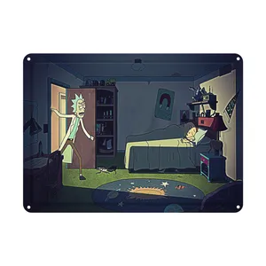 دیوارکوب مدل ریک اند مورتی کد  s 776 rick and morty