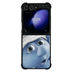 AKAM AMC-WSGZFLIP5-SMURFS-2 Cover For Samsung Galaxy Z Flip 5