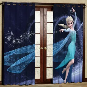 پرده مدل السا مخمل پانچی کد 1260 سایز 140x280 سانتی متر