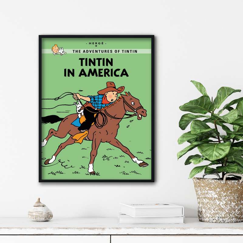 تابلو آتریسا طرح پوستر فیلم tin tin مدل ATm186