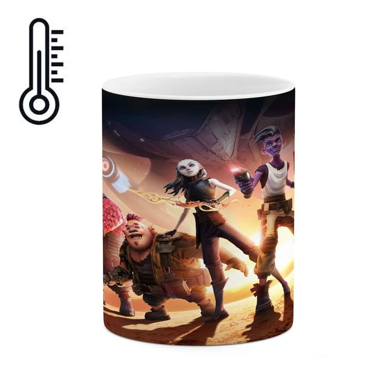 ماگ حرارتی کاکتی مدل انیمه کد mgh16023