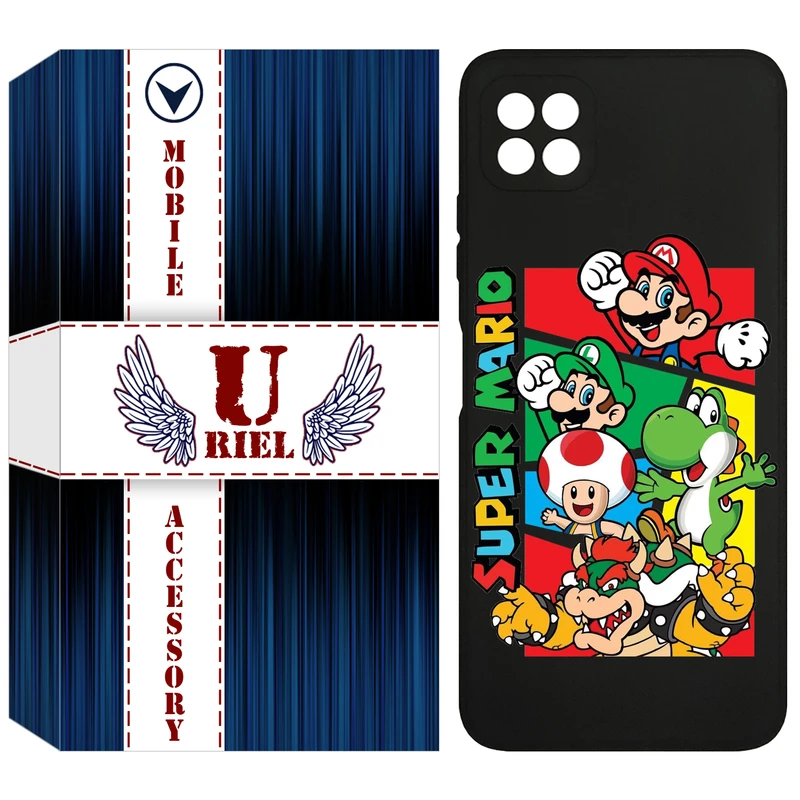 کاور یوریل مدل KSH کد 76 طرح ماریو مناسب برای گوشی موبایل سامسونگ Galaxy A22 5G