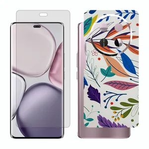 Glass Together model matte screen protector suitable for Honor X9c mobile phone with back cover sticker
