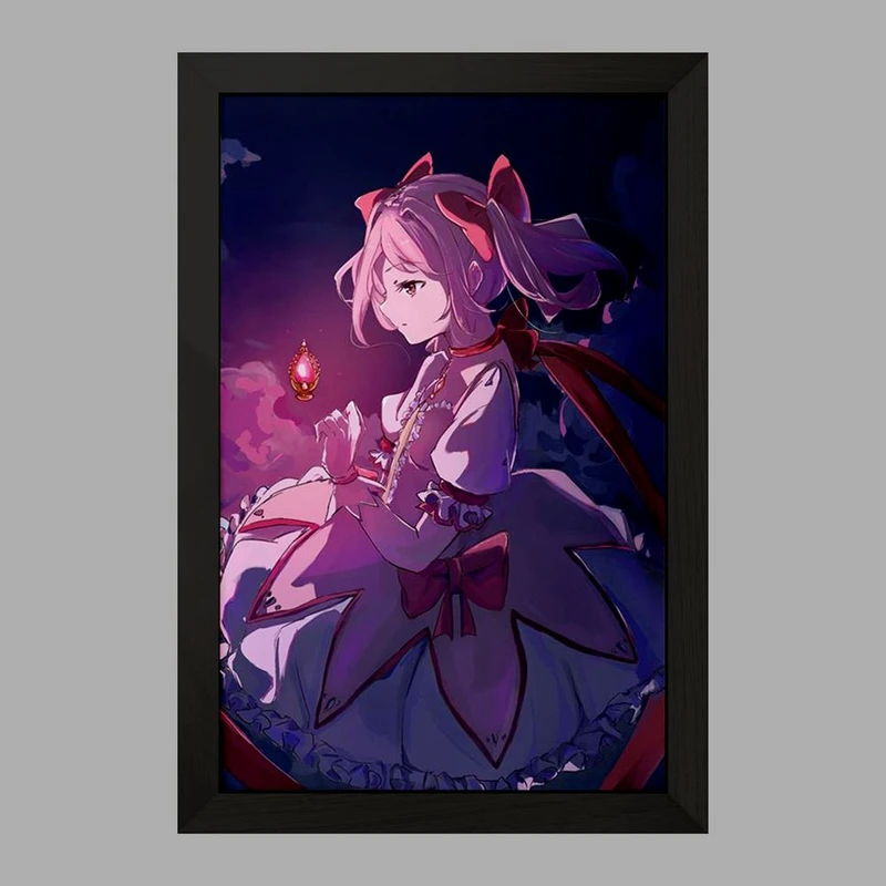 تابلو خندالو مدل مادوکا کانام انیمه مادوکا مجیکا Madoka Magica  کد 18363