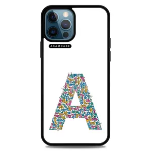 AKAM AMC-WA12PROMAX-ALPHADOODLEBET-1 Cover For Apple iPhone 12 Pro Max